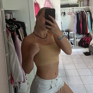 Shein tan tube top - Size XS